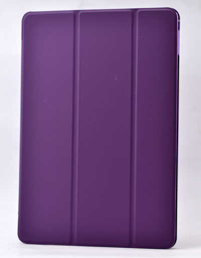 Apple iPad 2 3 4 Zore Smart Cover Standlı 1-1 Kılıf Mor