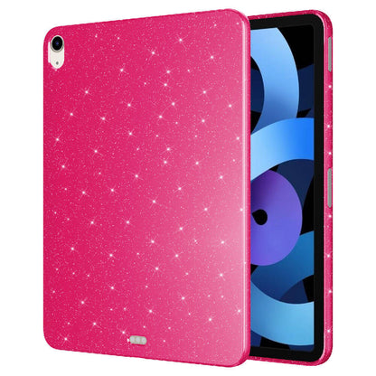 Apple iPad Air 10.9 2020 (4 Nesil) Simli Parlak Görünümlü Zore Tablet Koton Kılıf Lila