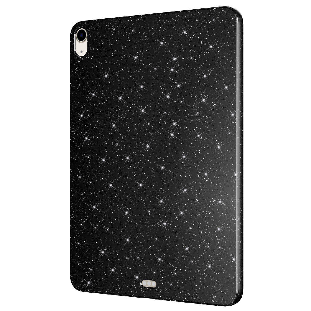Apple iPad Air 10.9 2020 (4 Nesil) Simli Parlak Görünümlü Zore Tablet Koton Kılıf Lila