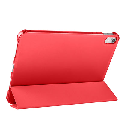 Apple iPad Air 10.9 2022 (10.Nesil) Zore Smart Cover Kalem Bölmeli Standlı 1-1 Kılıf Kırmızı