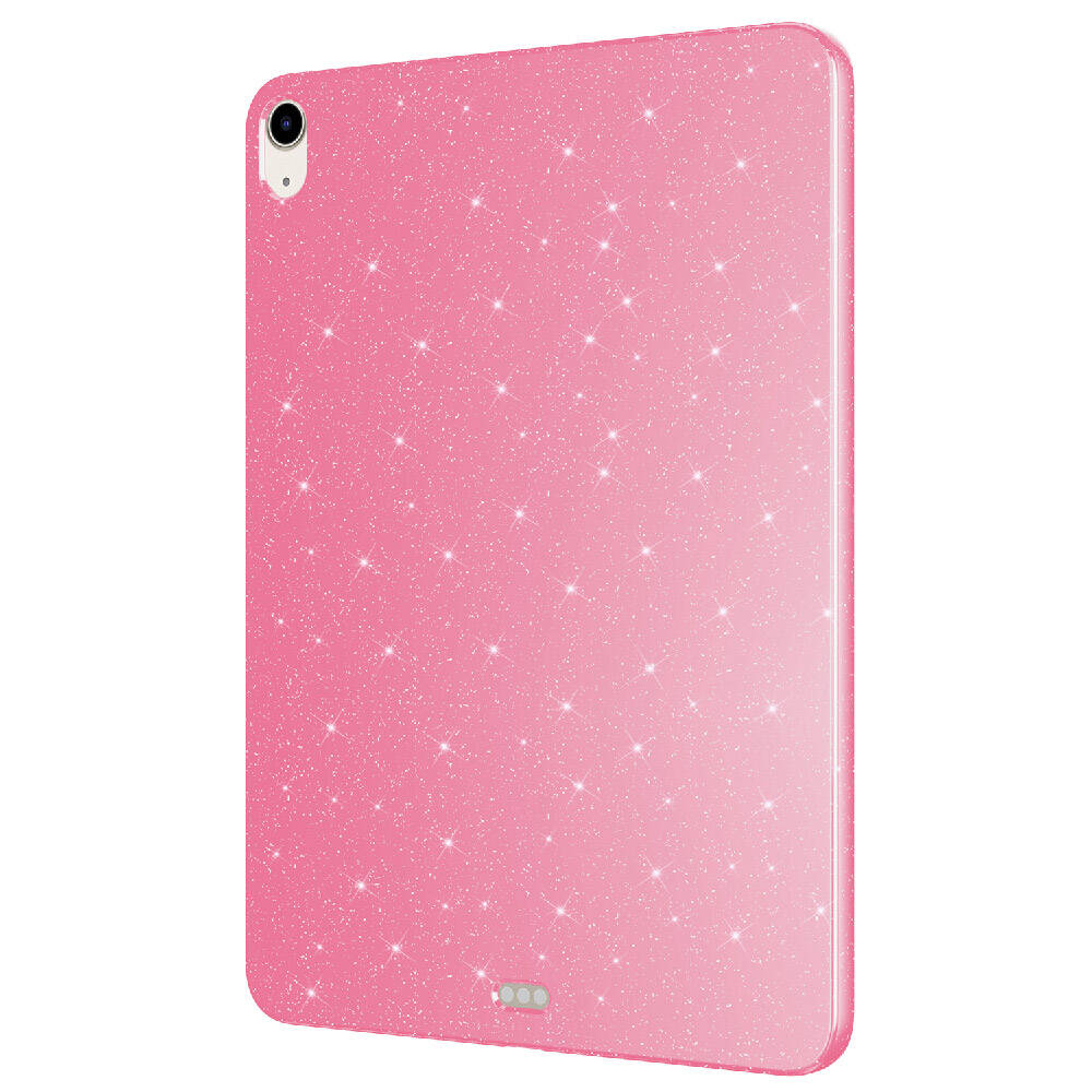 Apple iPad Air 10.9 2022 (5 Nesil) Simli Parlak Görünümlü Zore Tablet Koton Kılıf Lila