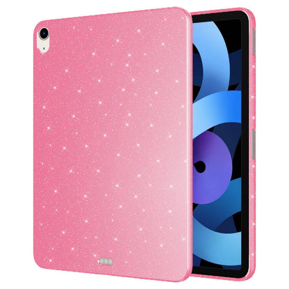 Apple iPad Air 10.9 2022 (5 Nesil) Simli Parlak Görünümlü Zore Tablet Koton Kılıf Lila