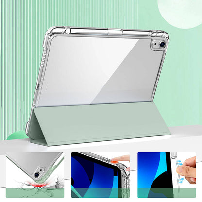 Apple iPad Air 11 2024 Kılıf Magnetik Ayrılabilen Airbagli Zore Sliding Tablet Kılıfı Lavender