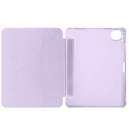 Apple iPad Air 11 2024 Kılıf Zore Tri Folding Kalem Bölmeli Standlı Kılıf Yeşil