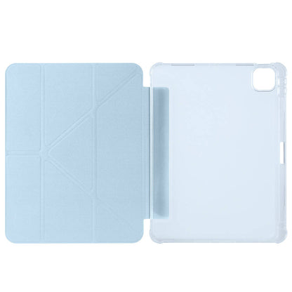 Apple iPad Air 11 2024 Kılıf Zore Tri Folding Kalem Bölmeli Standlı Kılıf Yeşil