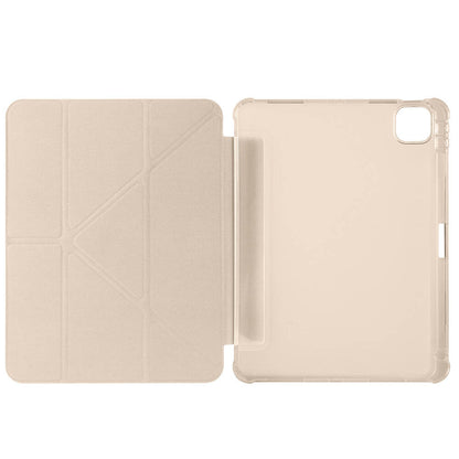 Apple iPad Air 11 2024 Kılıf Zore Tri Folding Kalem Bölmeli Standlı Kılıf Yeşil