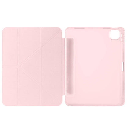 Apple iPad Air 11 2024 Kılıf Zore Tri Folding Kalem Bölmeli Standlı Kılıf Yeşil