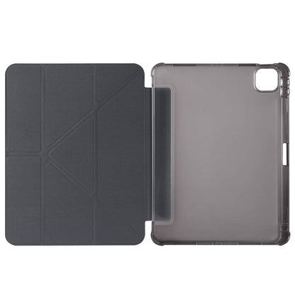 Apple iPad Air 11 2024 Kılıf Zore Tri Folding Kalem Bölmeli Standlı Kılıf Yeşil