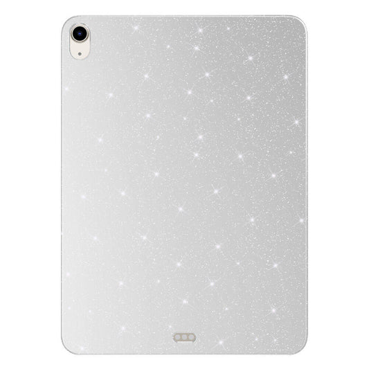 Apple iPad Air 11 2024 Simli Parlak Görünümlü Zore Tablet Koton Kılıf Gümüş