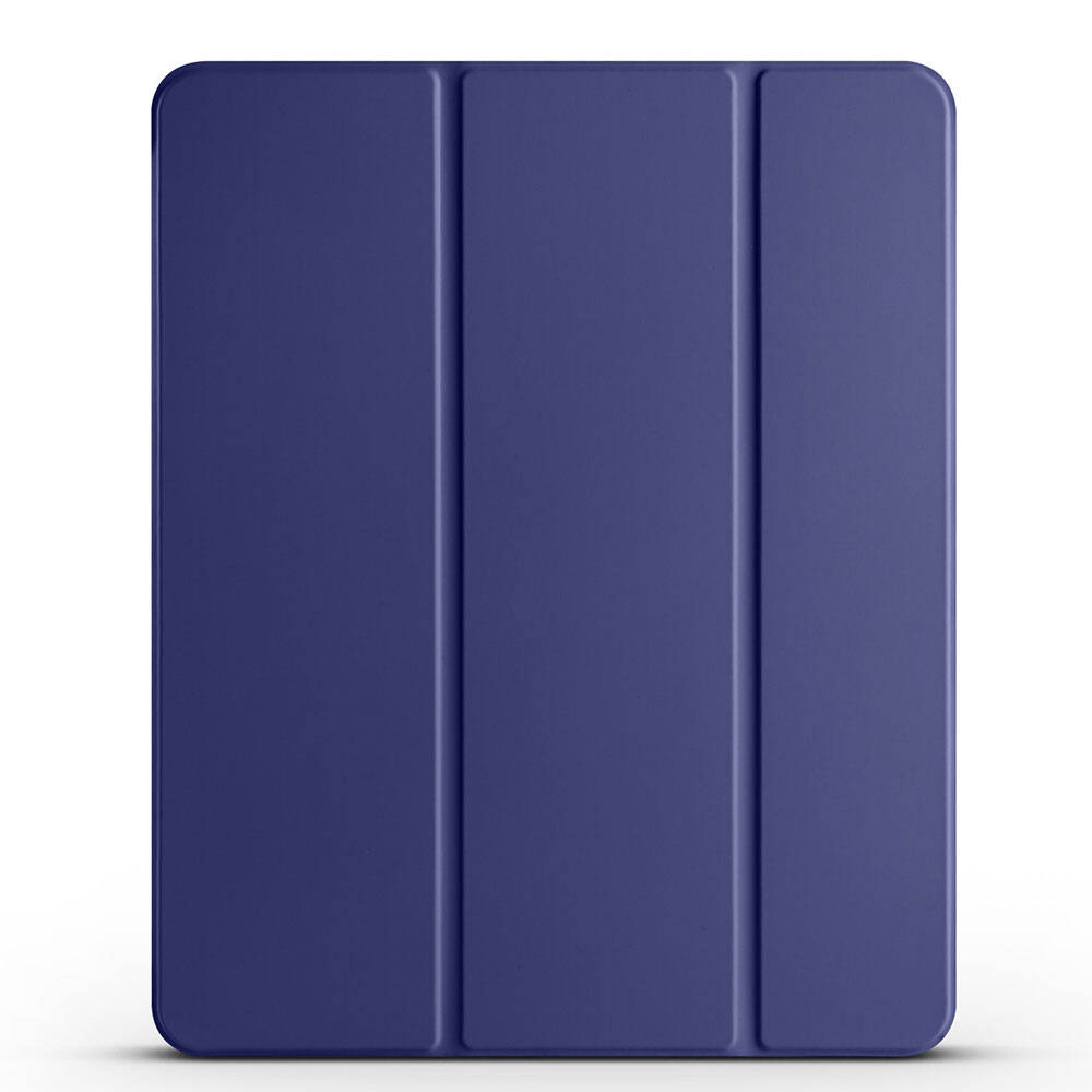 Apple iPad Air 11 2024 Zore Smart Cover Kalem Bölmeli Standlı 1-1 Kılıf Lacivert
