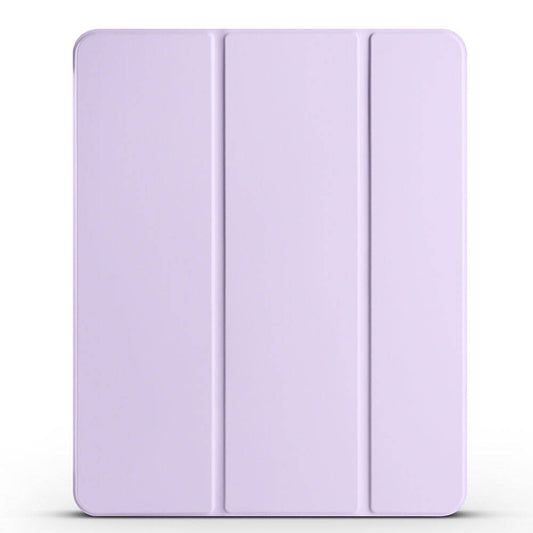 Apple iPad Air 11 2024 Zore Smart Cover Kalem Bölmeli Standlı 1-1 Kılıf Lila
