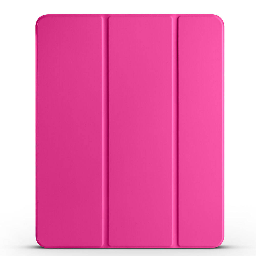 Apple iPad Air 11 2024 Zore Smart Cover Kalem Bölmeli Standlı 1-1 Kılıf Mavi