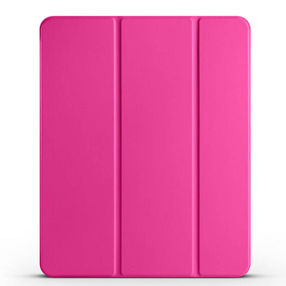 Apple iPad Air 11 2024 Zore Smart Cover Kalem Bölmeli Standlı 1-1 Kılıf Mavi