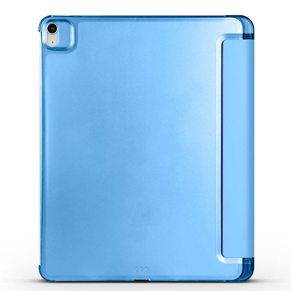Apple iPad Air 11 2024 Zore Smart Cover Kalem Bölmeli Standlı 1-1 Kılıf Siyah