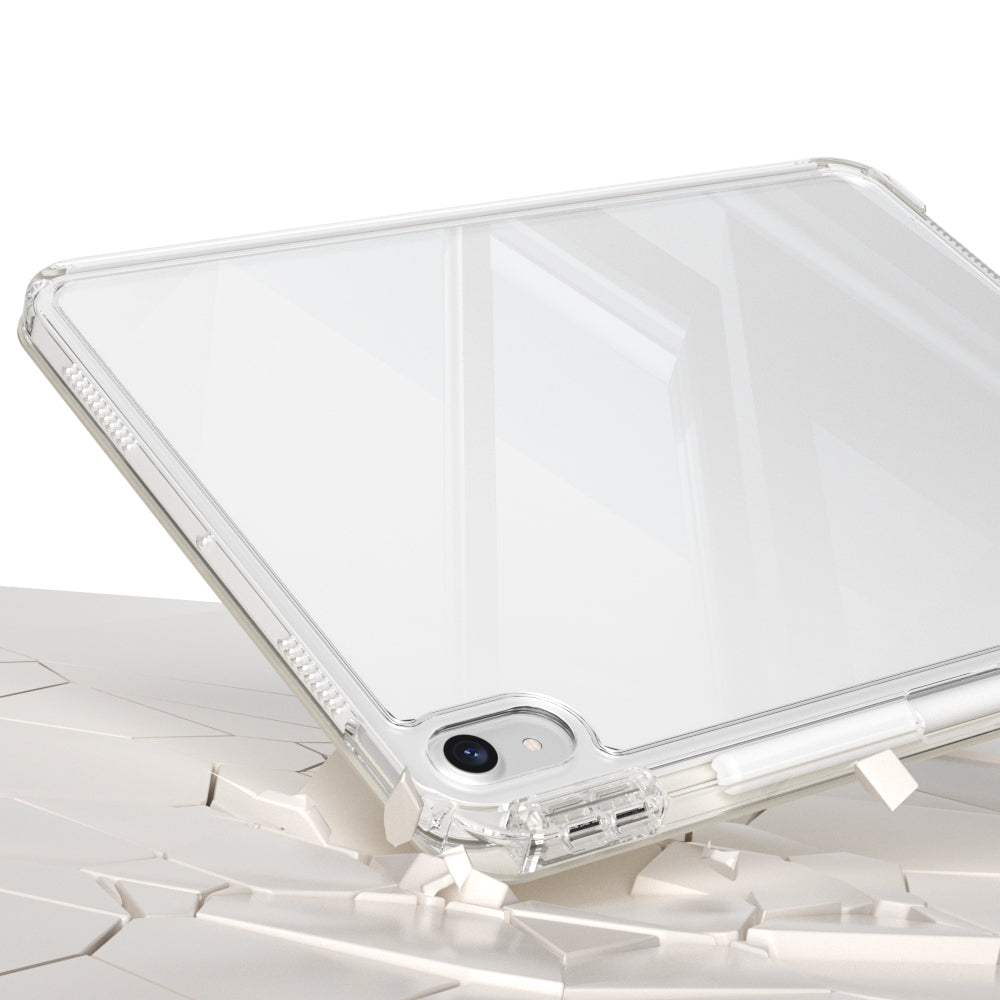 Apple iPad Air 11 2025 M3 Kılıf Magnetik Ayrılabilen Airbagli Zore Sliding Tablet Kılıfı Gold