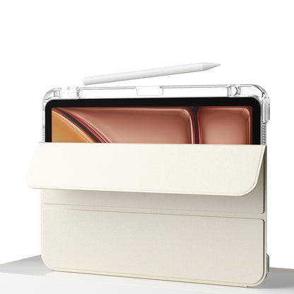 Apple iPad Air 11 2025 M3 Kılıf Magnetik Ayrılabilen Airbagli Zore Sliding Tablet Kılıfı Gold
