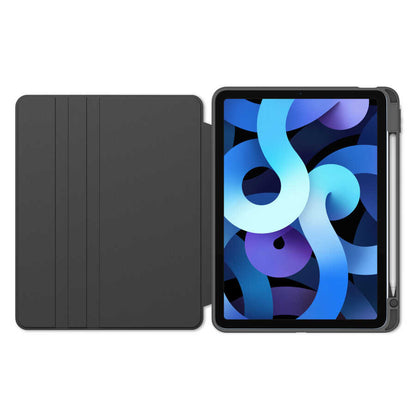 Apple iPad Air 11 2025 M3 Kılıf Zore Nayn Dönebilen Standlı Kılıf Siyah