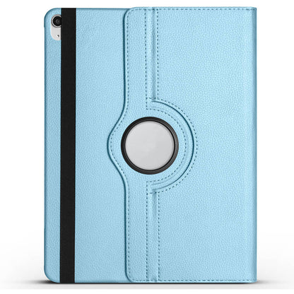 Apple iPad Air 13 2024 Zore Dönebilen Standlı Kılıf Mavi