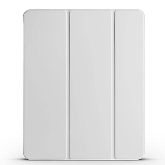 Apple iPad Air 13 2024 Zore Smart Cover Kalem Bölmeli Standlı 1-1 Kılıf Gri