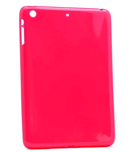 Apple iPad Mini 2 3 Kılıf Zore Tablet Süper Silikon Kapak Pembe