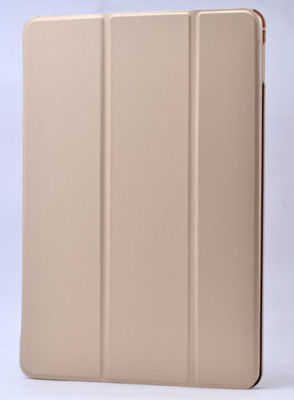 Apple iPad Mini 2 3 Zore Smart Cover Standlı 1-1 Kılıf Gold
