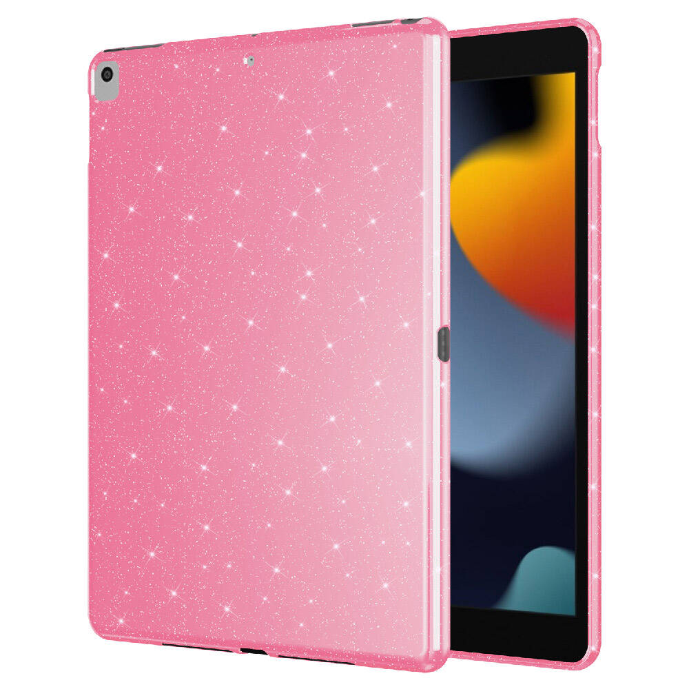 Apple iPad Pro 10.5 (7 Nesil) Simli Parlak Görünümlü Zore Tablet Koton Kılıf Lila
