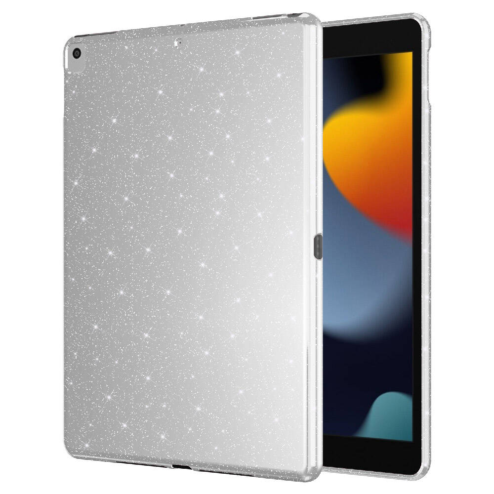 Apple iPad Pro 10.5 (7 Nesil) Simli Parlak Görünümlü Zore Tablet Koton Kılıf Siyah