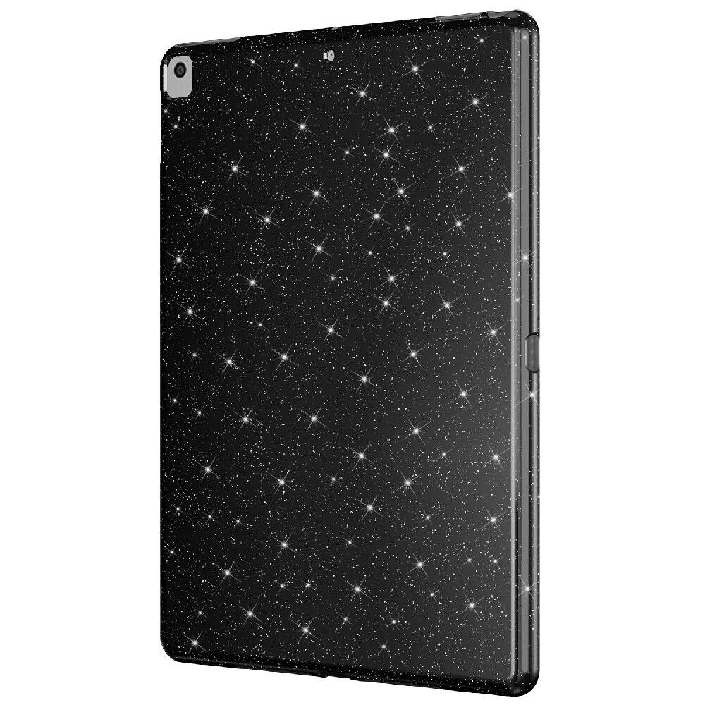 Apple iPad Pro 10.5 (7 Nesil) Simli Parlak Görünümlü Zore Tablet Koton Kılıf Lila