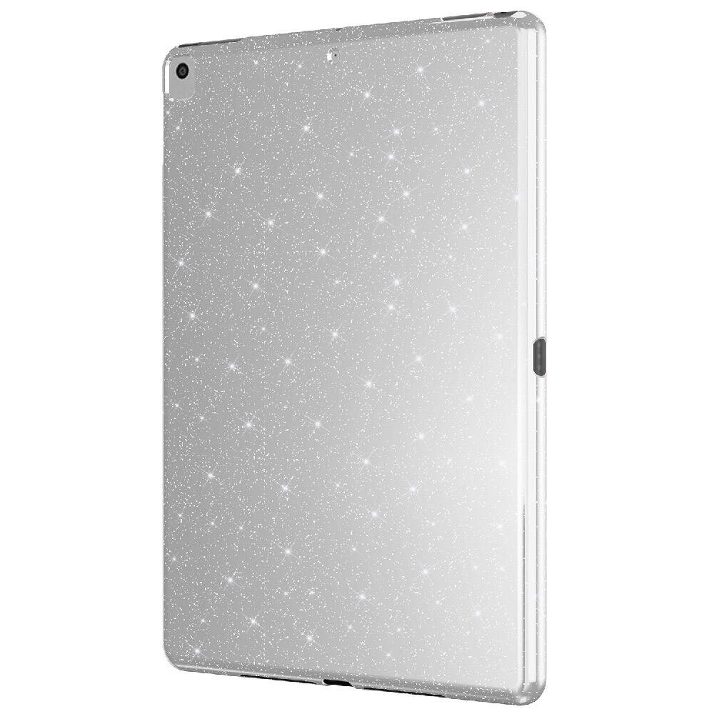 Apple iPad Pro 10.5 (7 Nesil) Simli Parlak Görünümlü Zore Tablet Koton Kılıf Lila