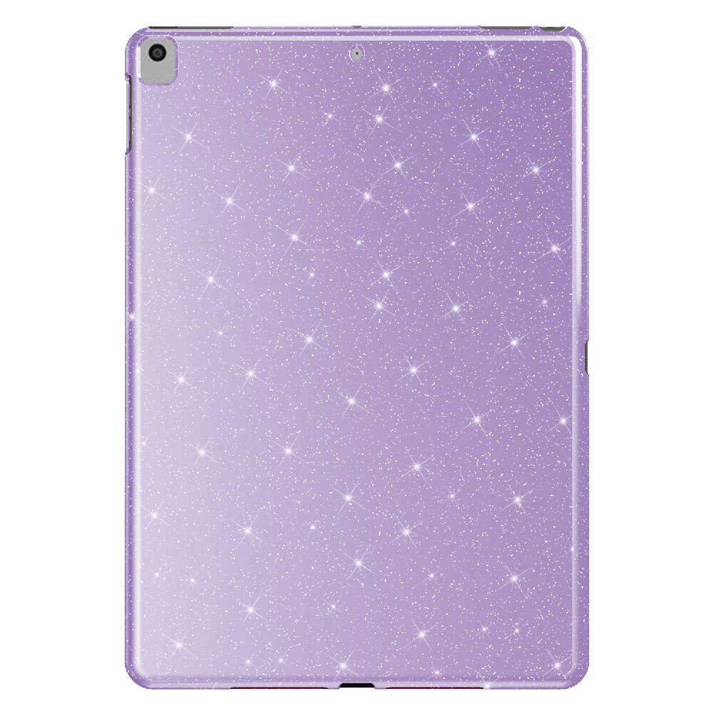 Apple iPad Pro 10.5 (7 Nesil) Simli Parlak Görünümlü Zore Tablet Koton Kılıf Lila