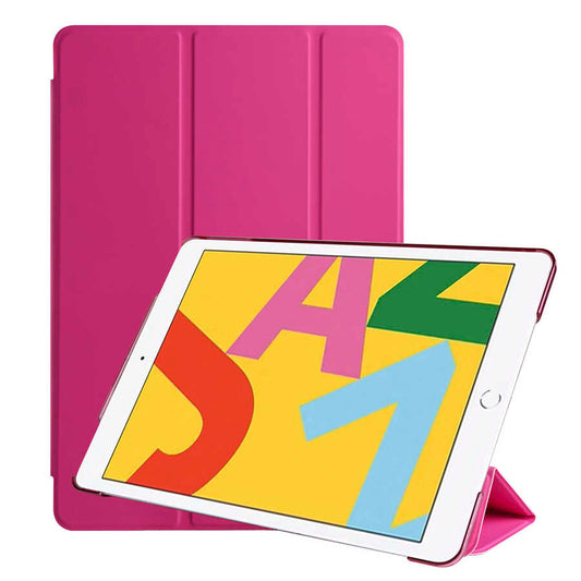 Apple iPad Pro 10.5 (7.Nesil) Zore Smart Cover Standlı 1-1 Kılıf Pembe Koyu