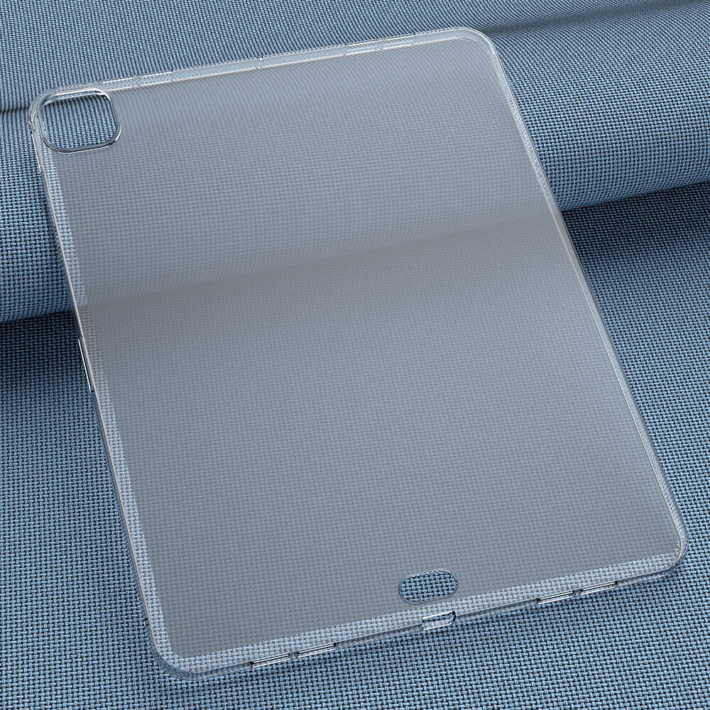 Apple iPad Pro 11 2024 Kılıf Zore Tablet Süper Silikon Kapak Şeffaf