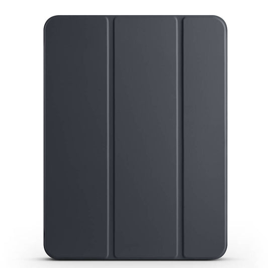 Apple iPad Pro 11 2024 Zore Smart Cover Kalem Bölmeli Standlı 1-1 Kılıf Siyah