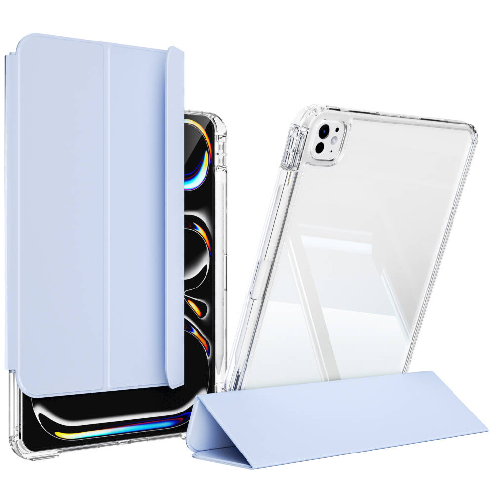 Apple iPad Pro 11 2025 M5 Kılıf Magnetik Ayrılabilen Airbagli Zore Sliding Tablet Kılıfı