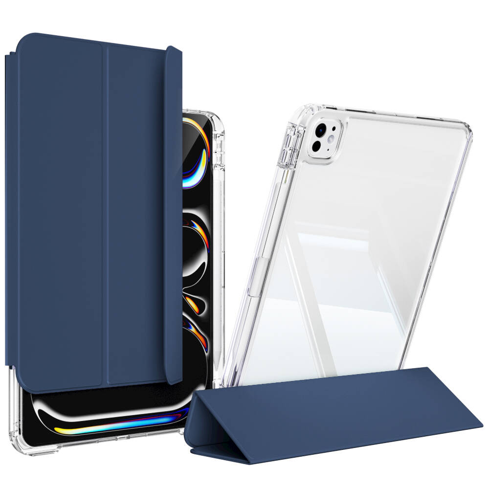 Apple iPad Pro 11 2025 M5 Kılıf Magnetik Ayrılabilen Airbagli Zore Sliding Tablet Kılıfı