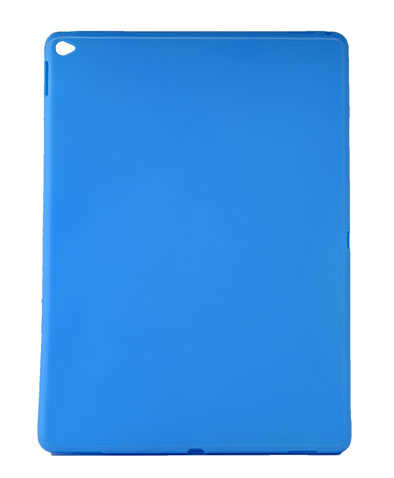 Apple iPad Pro 12.9 2015 Kılıf Zore Tablet Süper Silikon Kapak Mavi
