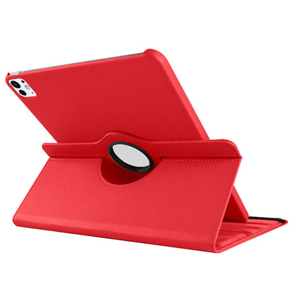Apple iPad Pro 13 2024 Zore Dönebilen Standlı Kılıf Mavi