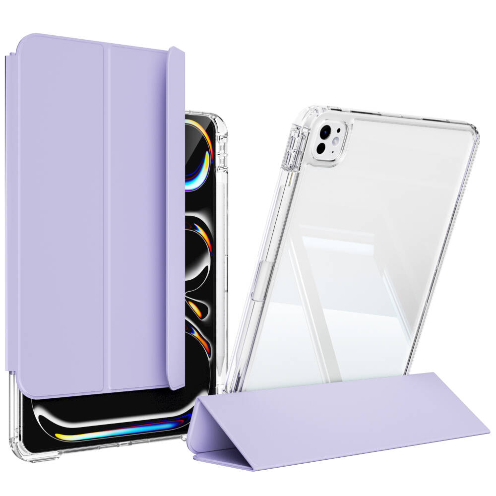 Apple iPad Pro 13 2025 M5 Kılıf Magnetik Ayrılabilen Airbagli Zore Sliding Tablet Kılıfı