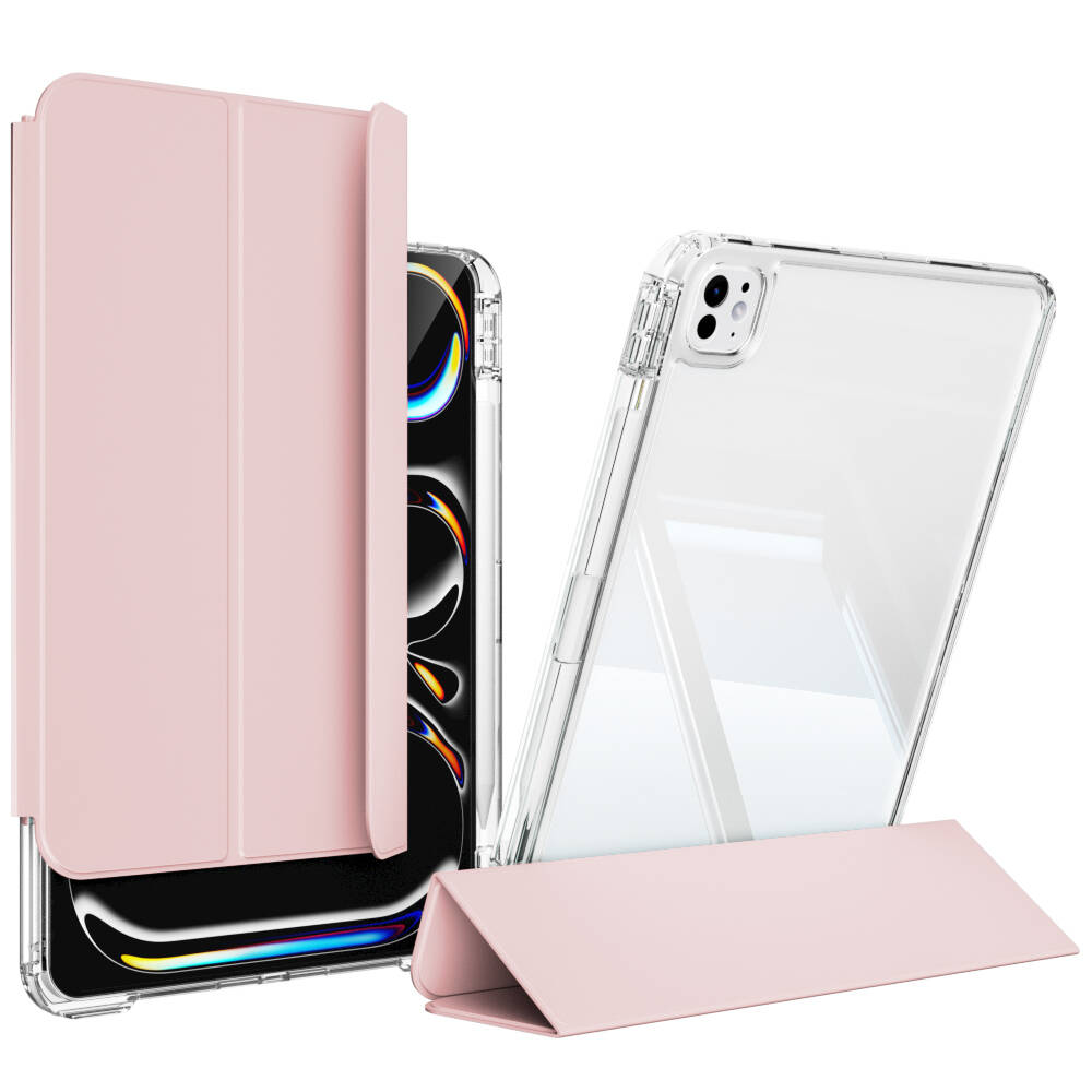 Apple iPad Pro 13 2025 M5 Kılıf Magnetik Ayrılabilen Airbagli Zore Sliding Tablet Kılıfı