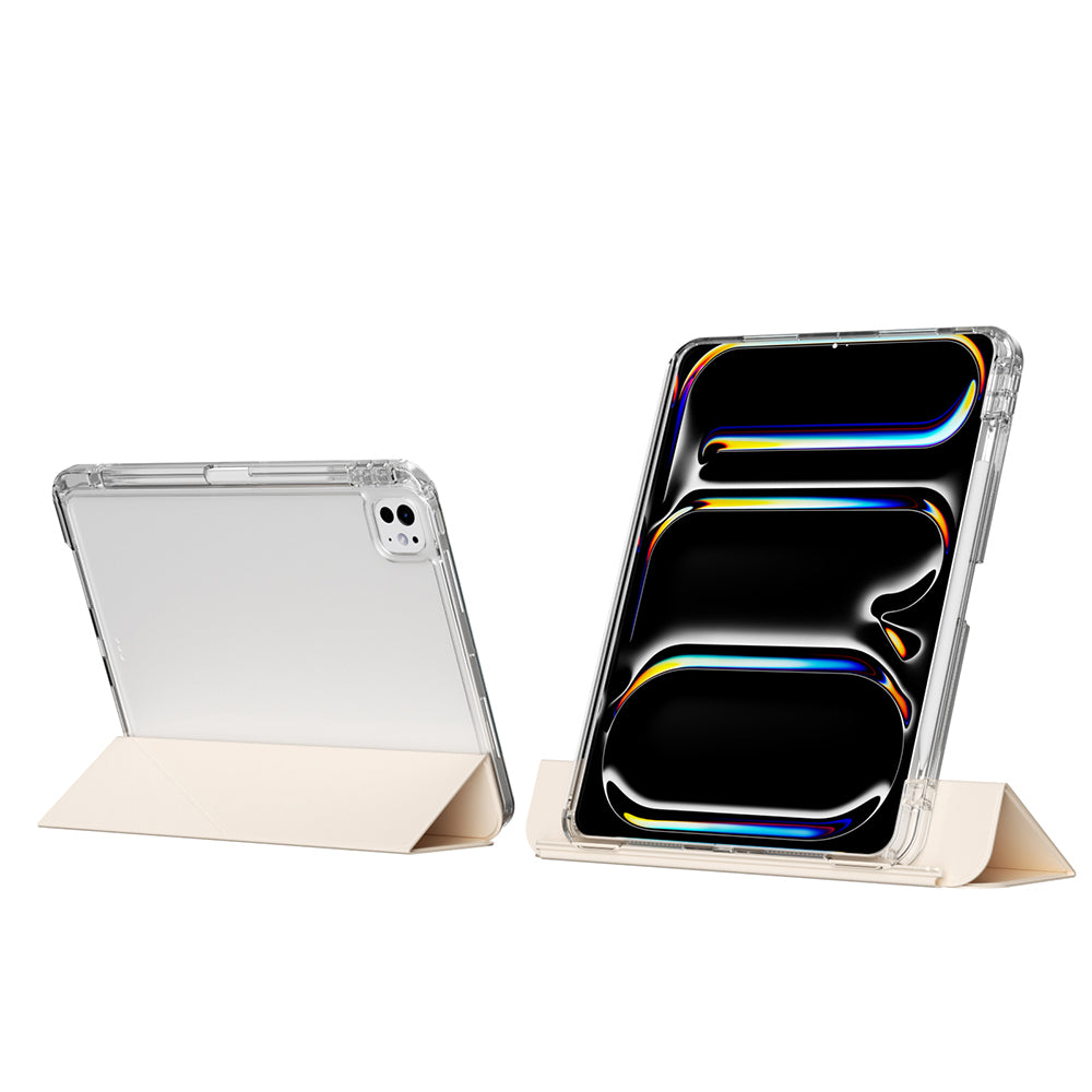 Apple iPad Pro 13 2025 M5 Kılıf Magnetik Ayrılabilen Airbagli Zore Sliding Tablet Kılıfı