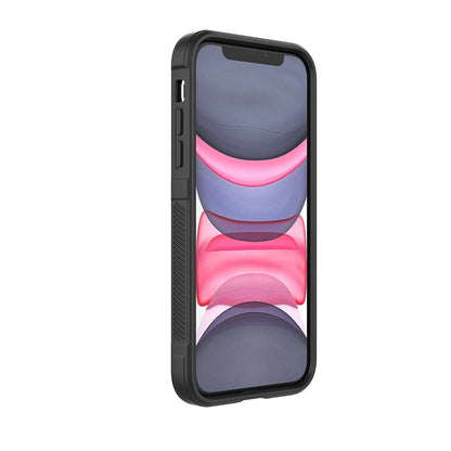 Apple iPhone 11 Kılıf Esnek TPU Oyuklu Arka Yüzey Tasarımlı Zore Etnik Silikon Kapak Kırmızı