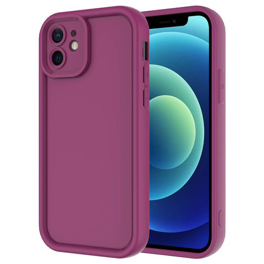 Apple iPhone 11 Kılıf Kamera Korumalı Zore Ananas Kapak Mürdüm