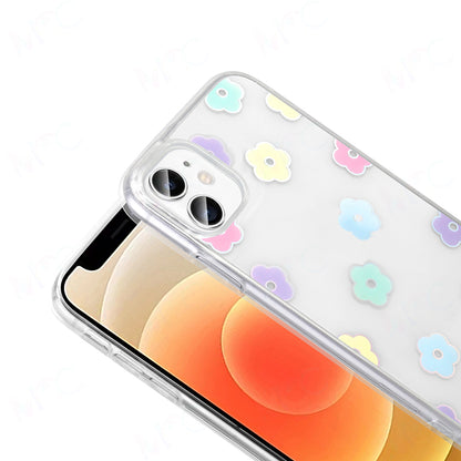 Apple iPhone 11 Kılıf Şeffaf Figürlü Zore Folk Sert Kapak Kalp