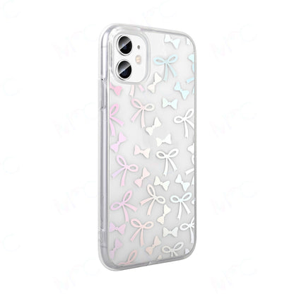 Apple iPhone 11 Kılıf Şeffaf Figürlü Zore Folk Sert Kapak Fiyonk
