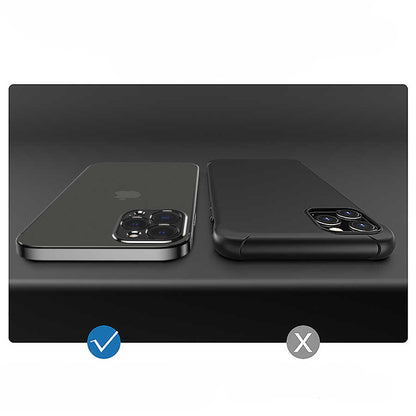 Apple iPhone 12 Kılıf Zore Mat Gbox Kapak Gold