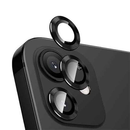 Apple iPhone 12 Mini Zore CL-12 Premium Safir Parmak İzi Bırakmayan Anti-Reflective Kamera Lens Koruyucu Rose Gold