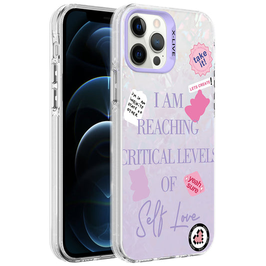 Apple iPhone 12 Pro Kılıf Mermer Desenli Zore Marbello Kapak Mor