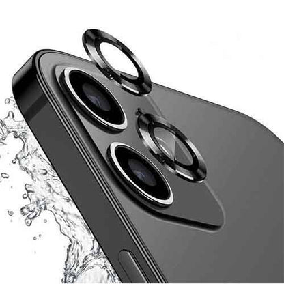Apple iPhone 12 Zore CL-12 Premium Safir Parmak İzi Bırakmayan Anti-Reflective Kamera Lens Koruyucu Gümüş