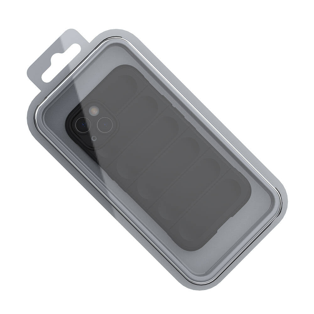 Apple iPhone 13 Kılıf Esnek TPU Oyuklu Arka Yüzey Tasarımlı Zore Etnik Silikon Kapak Kırmızı