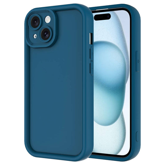 Apple iPhone 13 Kılıf Kamera Korumalı Zore Ananas Kapak Koyu Yeşil